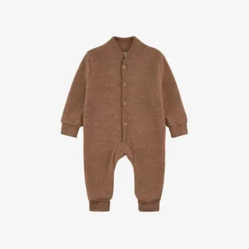 Wool Fleece Suit Moss Green
